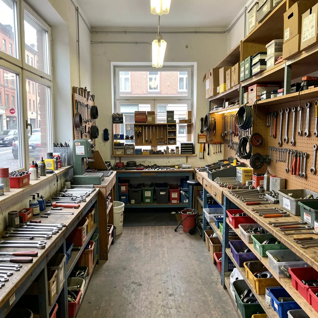 Verksted i Oslo sentrum